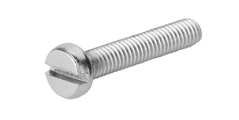 Countersunk slotted raised head screw
