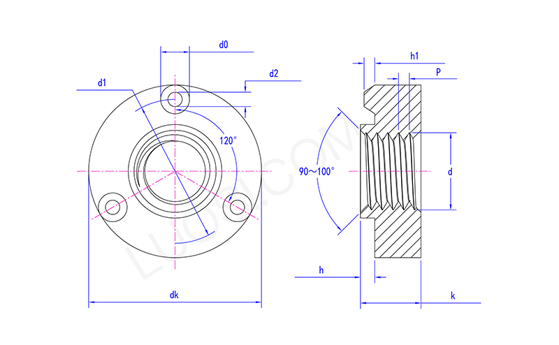 Versatile Weld Round Nuts