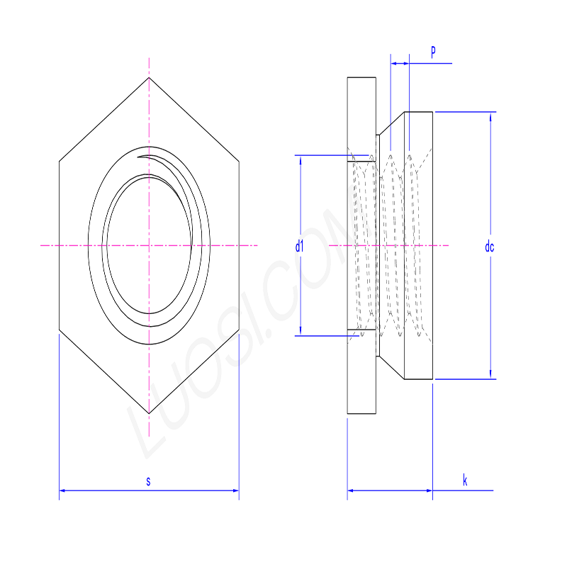Heat Treated Stainless Steel Insert Nut