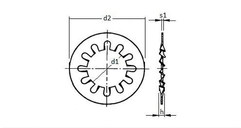 7/16Internal Tooth Lock Washer