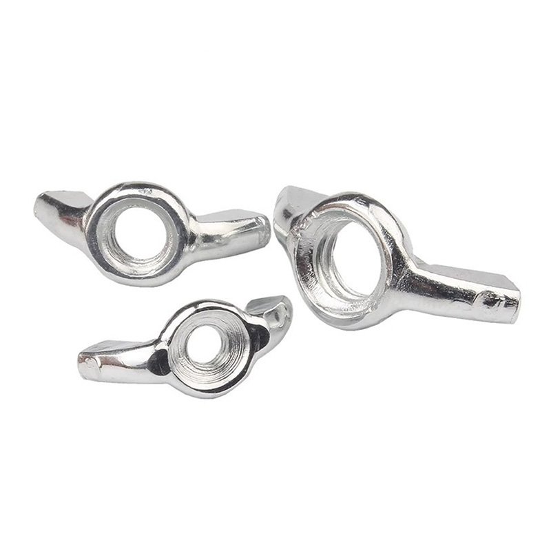 Metalowa okrągła nakrętka motylkowa