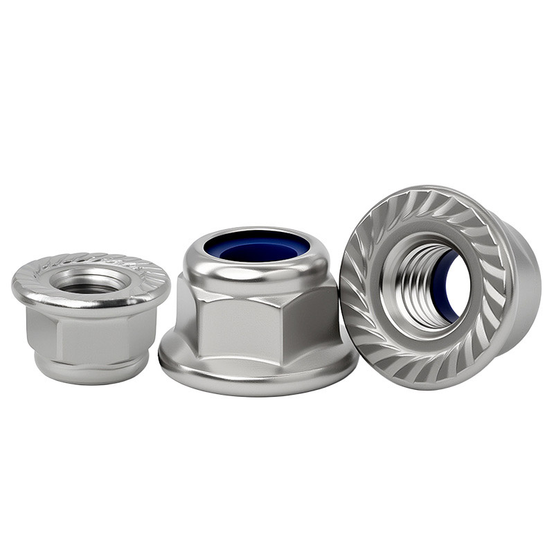 Najczęściej stosowane nakrętki sześciokątne z kołnierzem