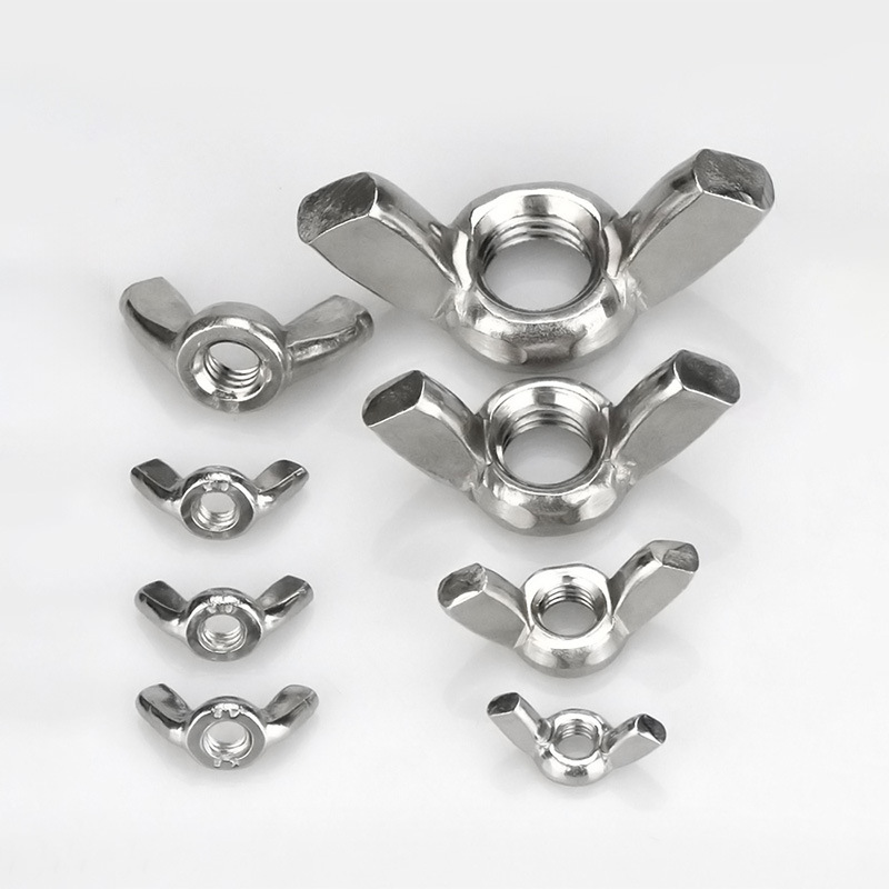 Nakrętka w kształcie okrągłego skrzydełka