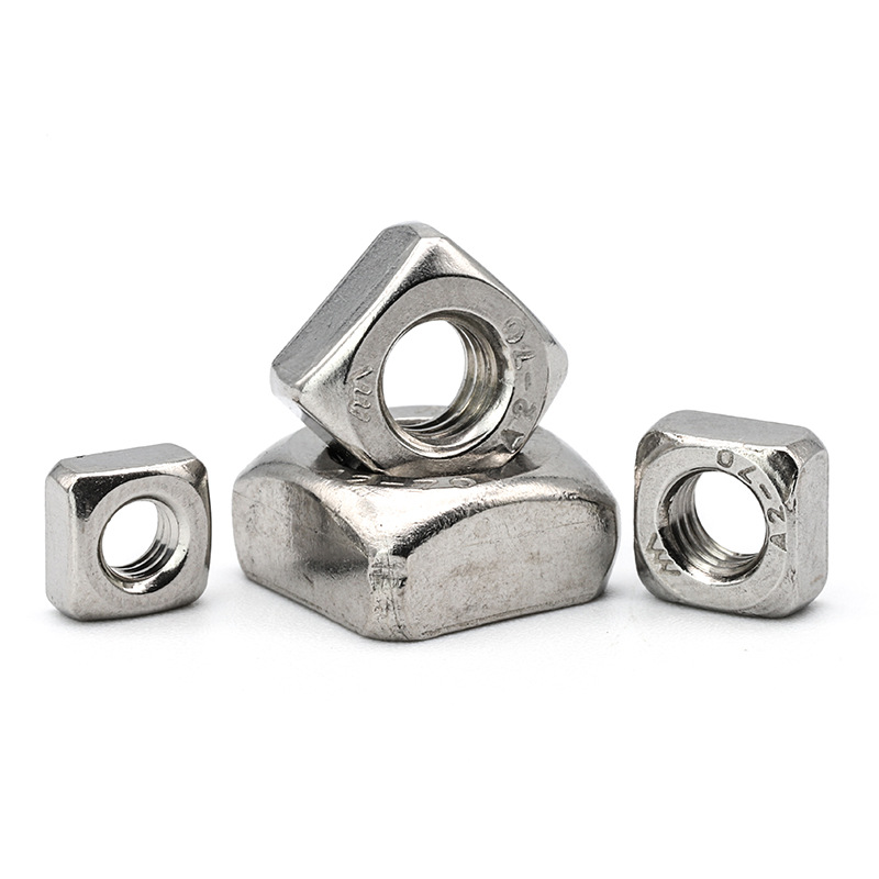 Cienkie kwadratowe nakrętki