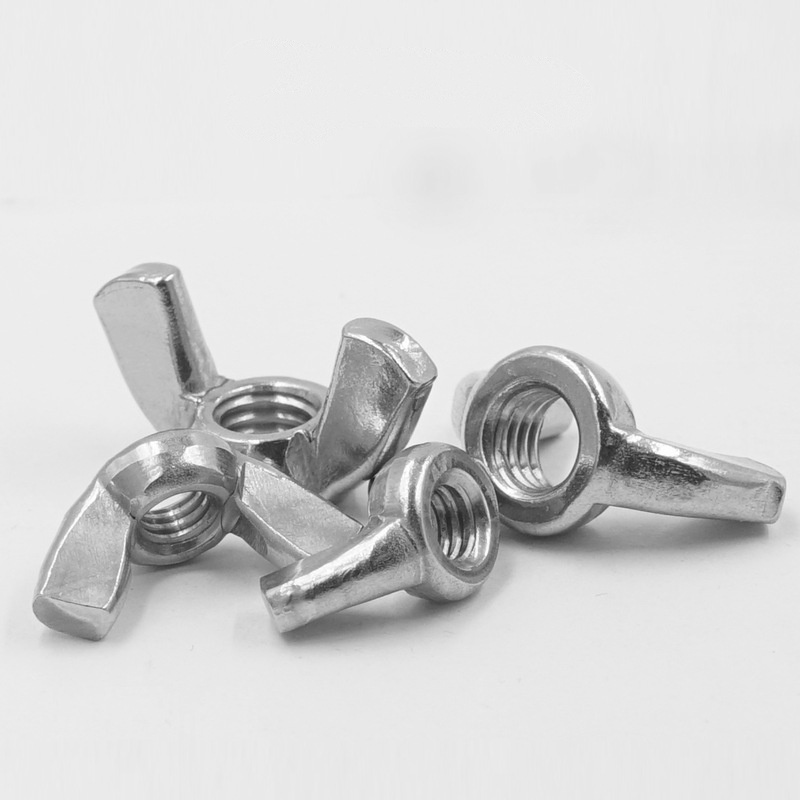 Nakrętka motylkowa z zaokrąglonymi skrzydełkami